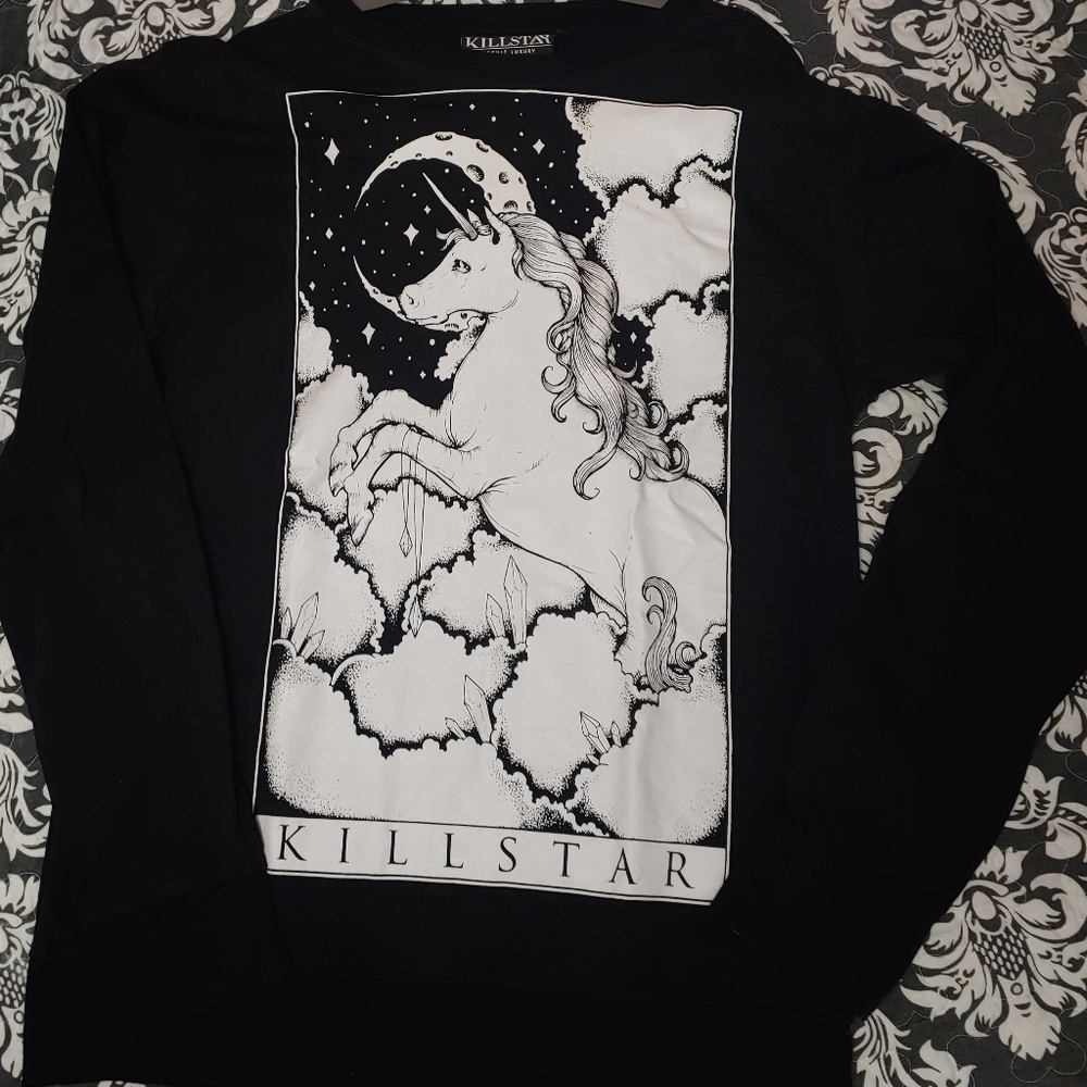 Killstar Unicorn with Crystals Sweatshirt